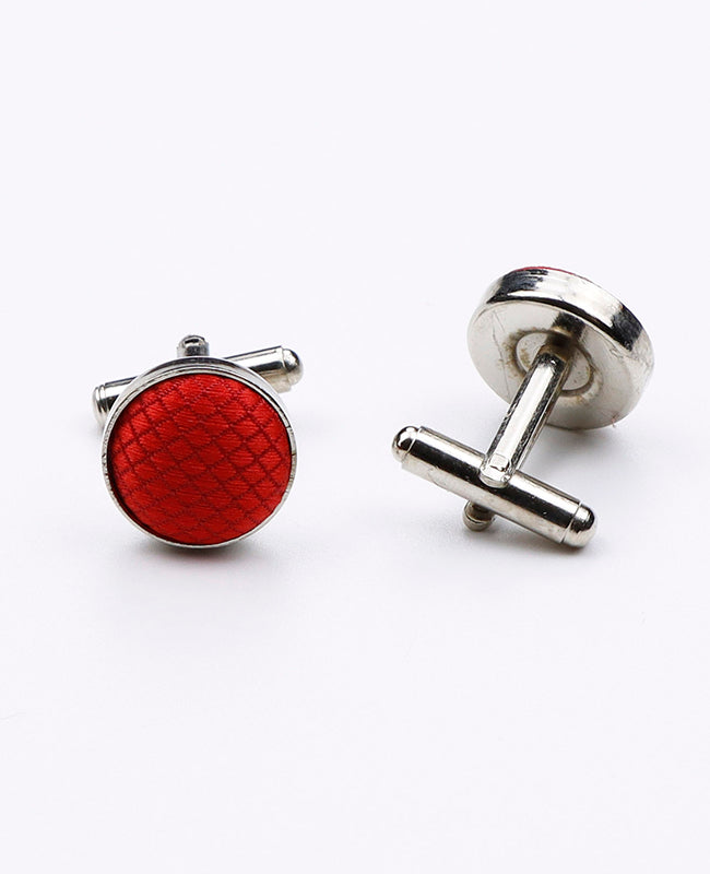 Manchetknopen Rood nr.2 in Polyester | Martin - Unipap's