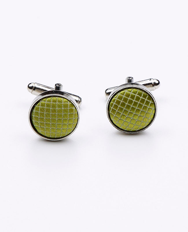 Manchetknopen Groen nr.3 in Polyester | Martin - Unipap's