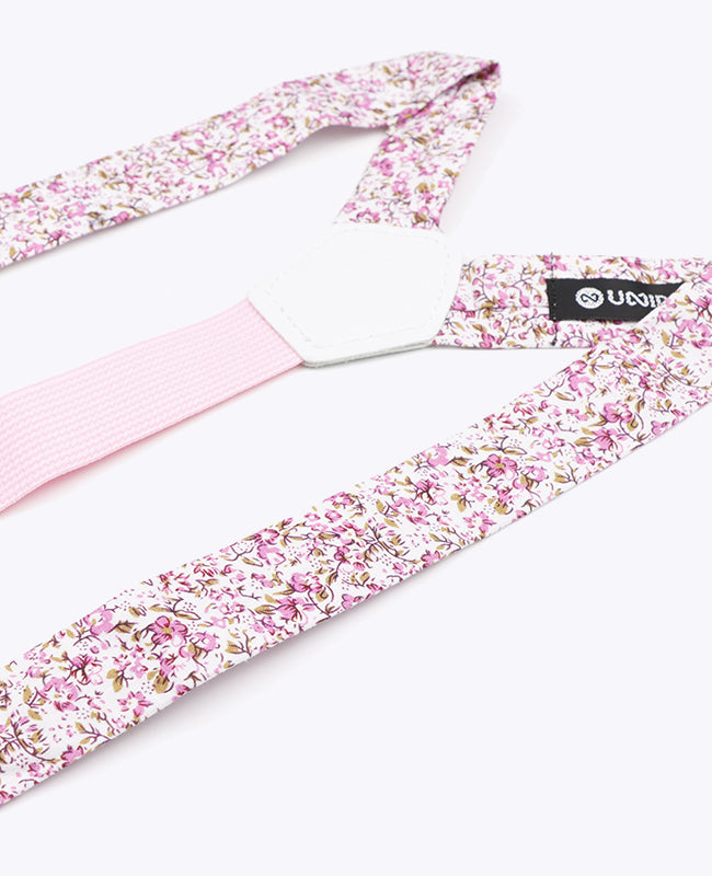 Bretels Liberty Roze nr.4 in Katoen "Gaspard"