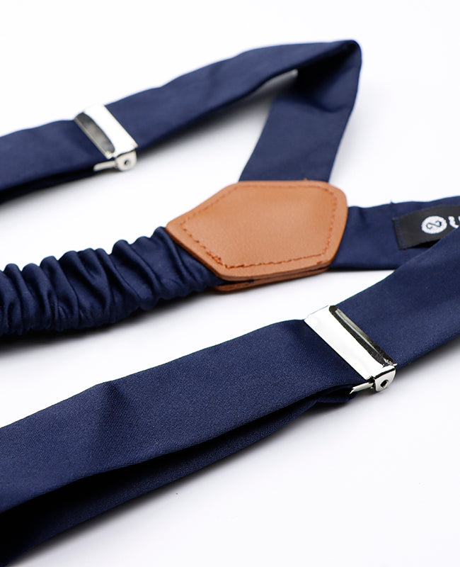 Bretels Heren Blauw nr.1 in Polyester "Ernest"