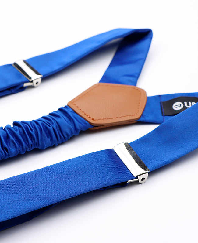 Bretels Heren Blauw nr.2 in Polyester "Ernest"