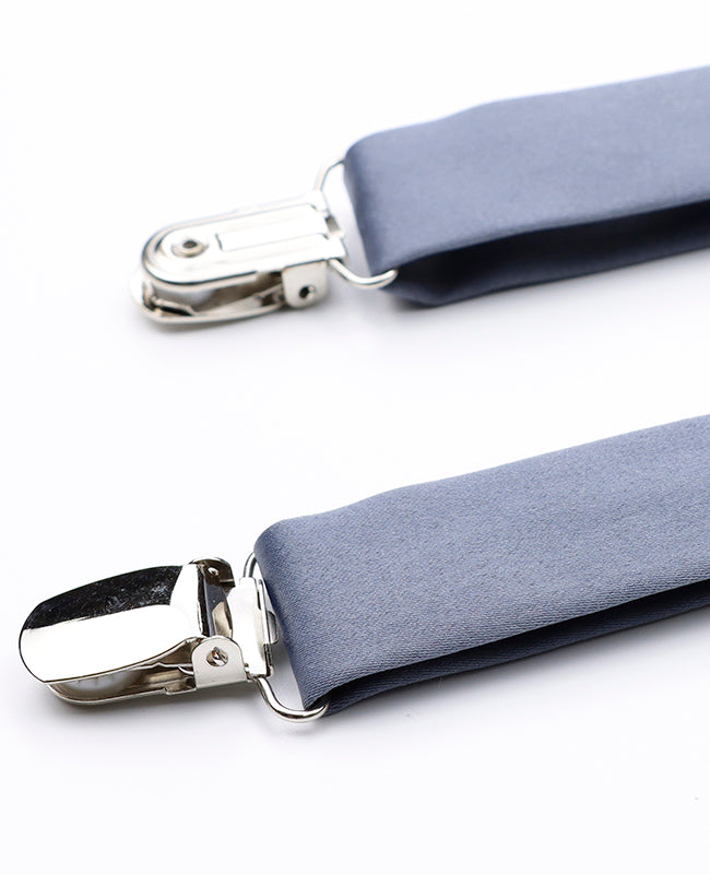 Bretels Heren Grijs in Polyester "Ernest"