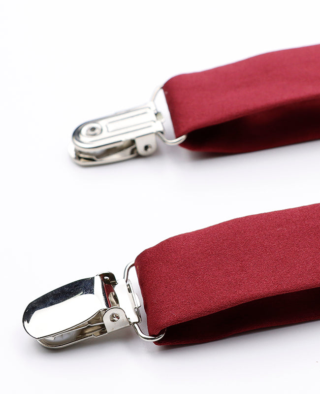 Bretels Heren Rood nr.1 in Polyester "Ernest"