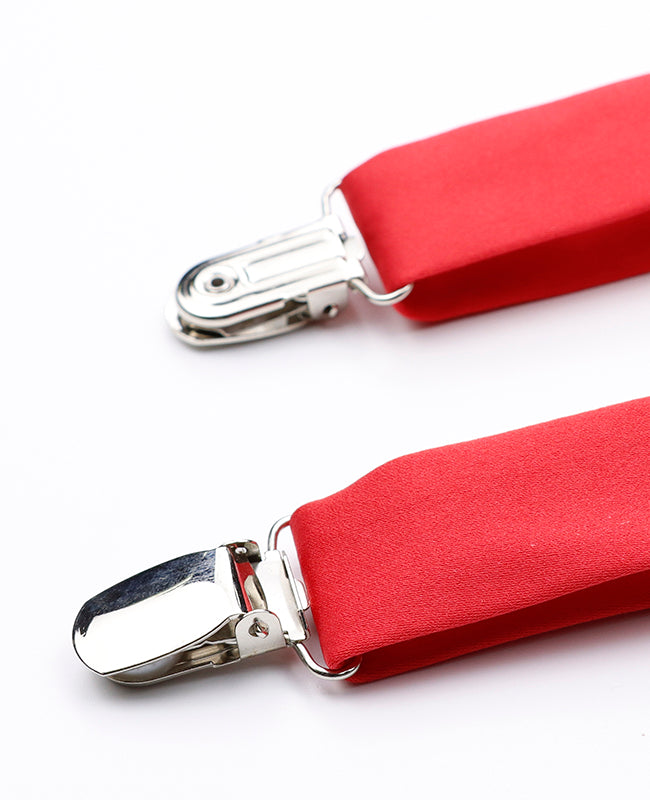 Bretels Heren Rood nr.2 in Polyester "Ernest"