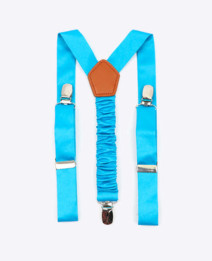 Bretels Kinderen Blauw nr.3 in Polyester 