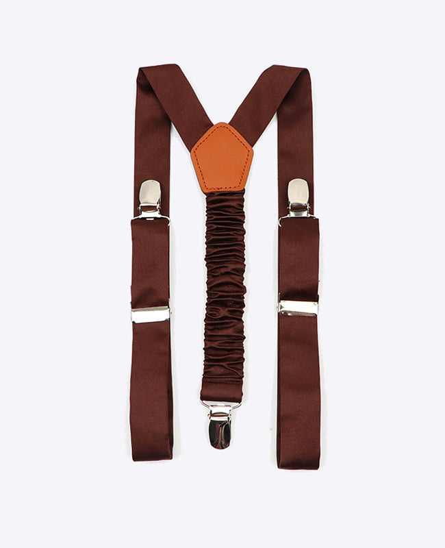 Bretels Kinderen Bruin in Polyester "Ernest"