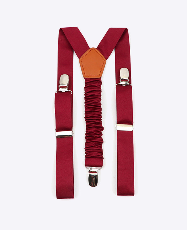 Bretels Kinderen Rood nr.1 in Polyester "Ernest"