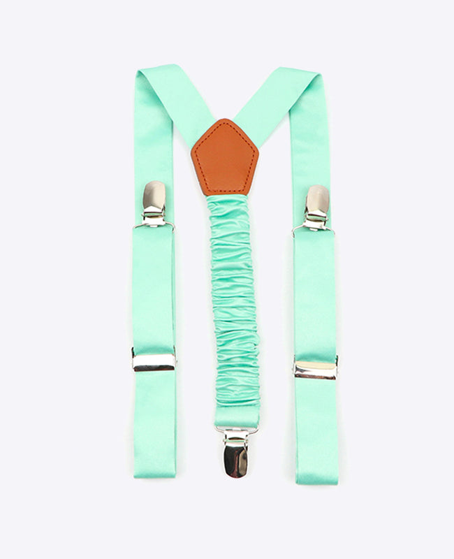Bretels Kinderen Groen nr.2 in Polyester "Ernest"
