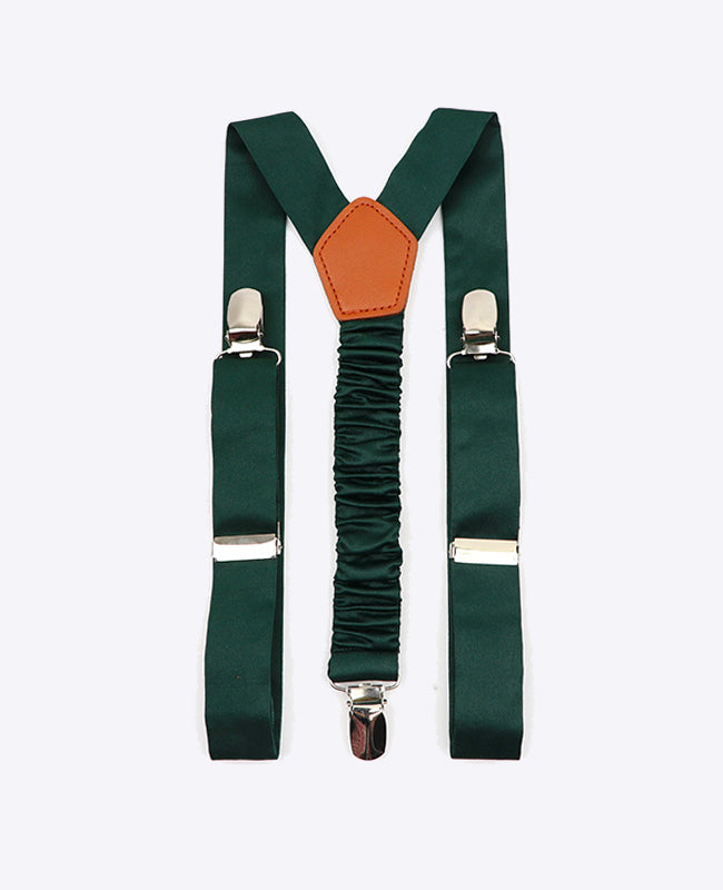 Bretels Kinderen Groen nr.4 in Polyester "Ernest"