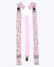 Bretels Heren Liberty Roze nr.4 in Katoen 