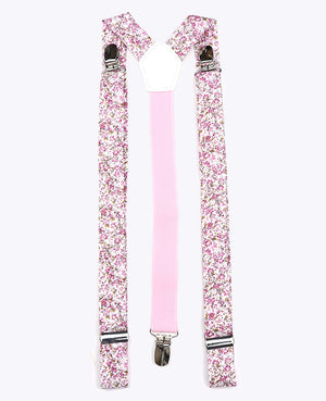 Bretels Heren Liberty Roze nr.4 in Katoen 