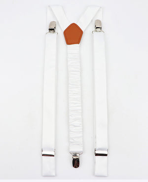 Bretels Heren Wit in Polyester 