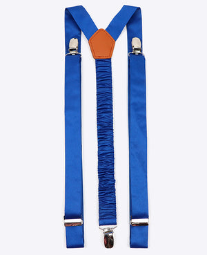 Bretels Heren Blauw nr.2 in Polyester 