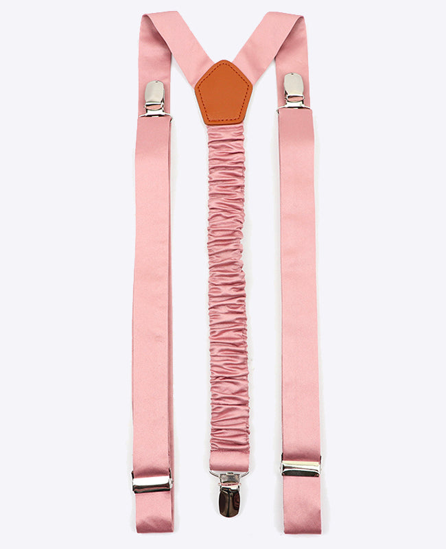 Bretels Heren Roze nr.4 in Polyester "Ernest"