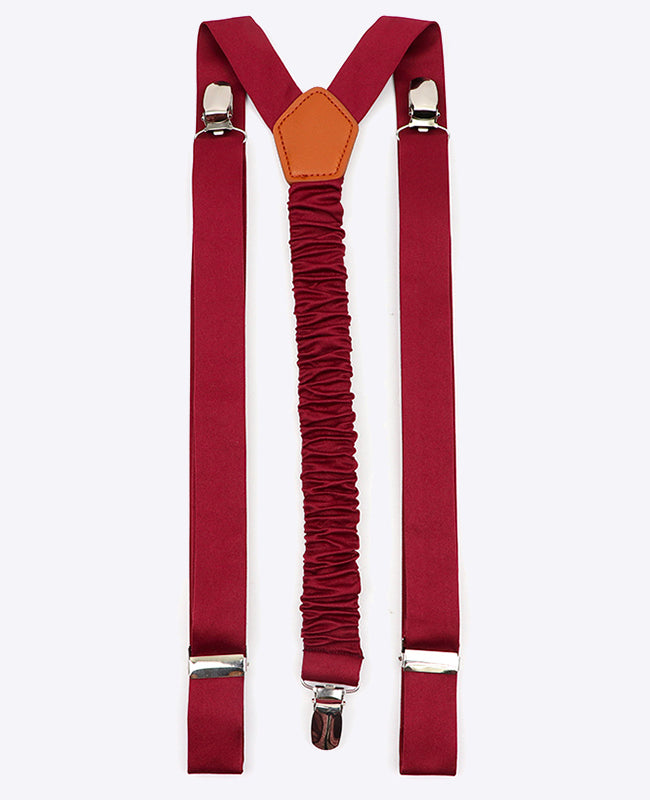 Bretels Heren Rood nr.1 in Polyester "Ernest"