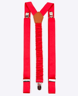 Bretels Heren Rood nr.2 in Polyester 