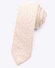 Stropdas Beige nr.2 Heren in Wol | Claude - Unipap's