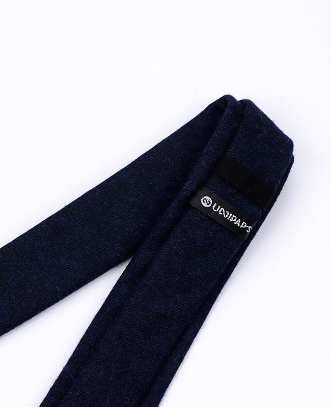 Stropdas Blauw nr.2 Heren in Wol | Claude - Unipap's