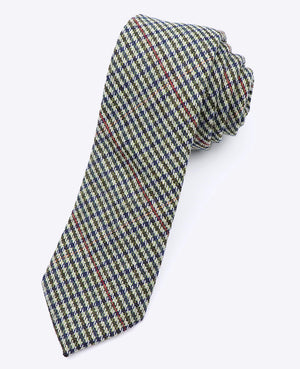 Stropdas Tartan Grijs nr.9 Heren in Wol | Nobert - Unipap's