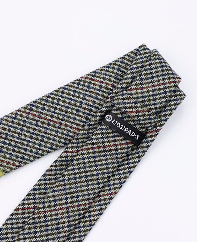 Stropdas Tartan Grijs nr.9 Heren in Wol | Nobert - Unipap's