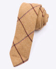Stropdas Tartan Bruin nr.1 Heren in Wol | Nobert - Unipap's