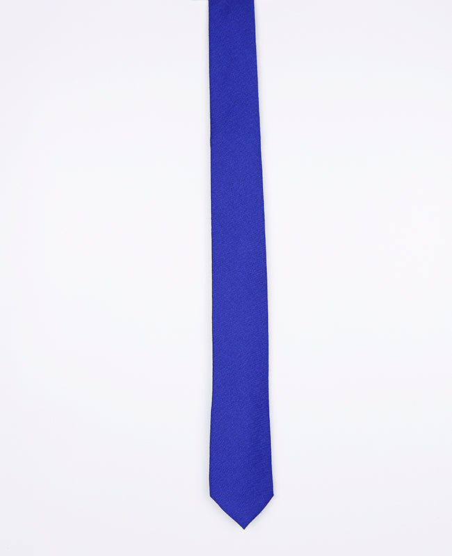 Stropdas Blauw nr.4 Heren in Linnen | Basile - Unipap's
