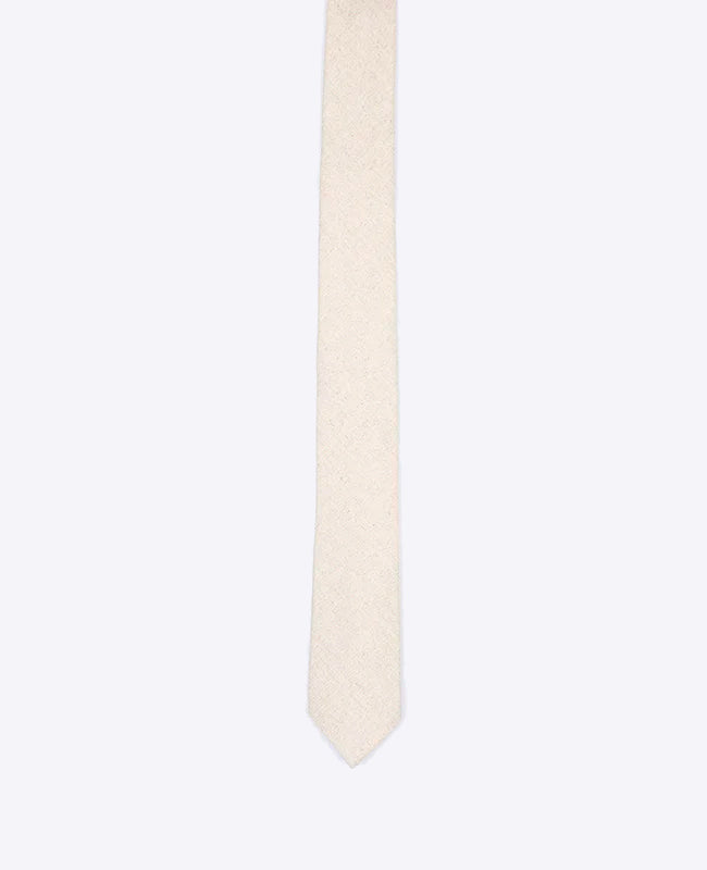 Stropdas Beige Heren in Katoen | Edgard - Unipap's
