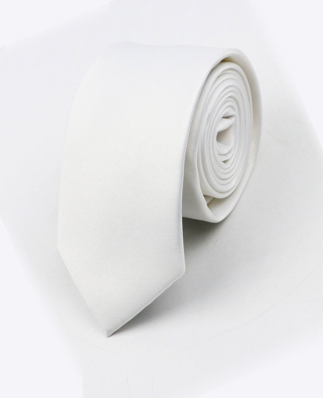 Stropdas Wit Heren in Polyester | Anatole - Unipap's
