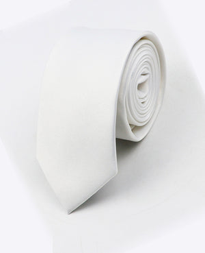 Stropdas Wit Heren in Polyester | Anatole - Unipap's