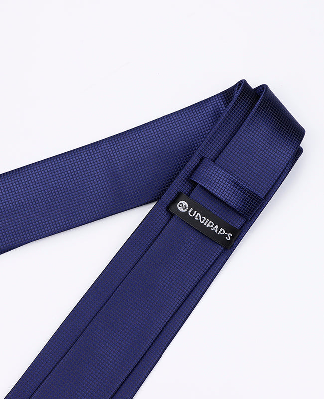 Stropdas Blauw nr.3 Heren in Polyester | Martin - Unipap's