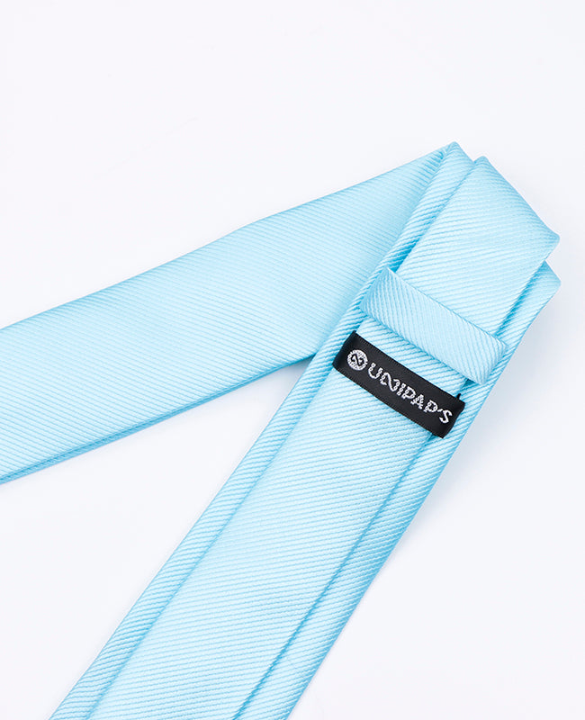 Stropdas Blauw nr.4 Heren in Polyester | Lucien - Unipap's