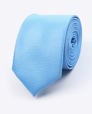 Stropdas Blauw nr.4 Heren in Polyester | Martin - Unipap's