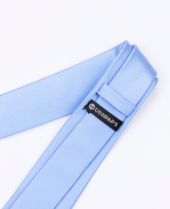 Stropdas Blauw nr.4 Heren in Polyester | Martin - Unipap's