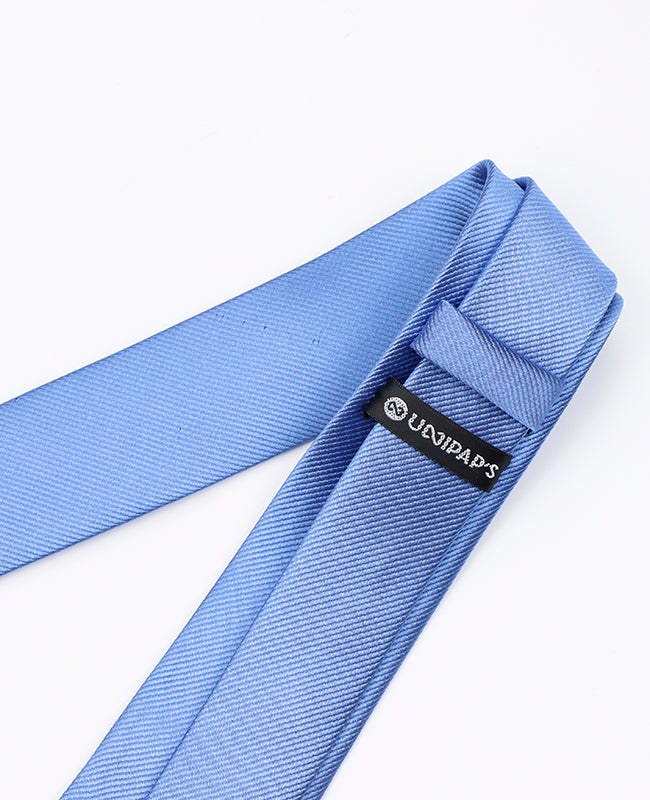 Stropdas Blauw nr.5 Heren in Polyester | Lucien - Unipap's