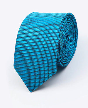 Stropdas Blauw nr.5 Heren in Polyester | Martin - Unipap's