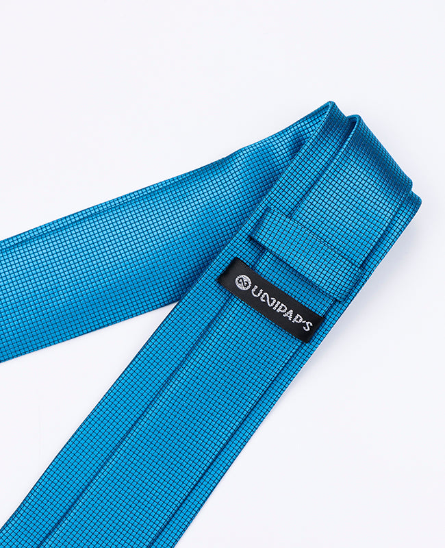 Stropdas Blauw nr.5 Heren in Polyester | Martin - Unipap's