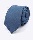 Stropdas Blauw nr.8 Heren in Katoen | Edgard | Unipap's