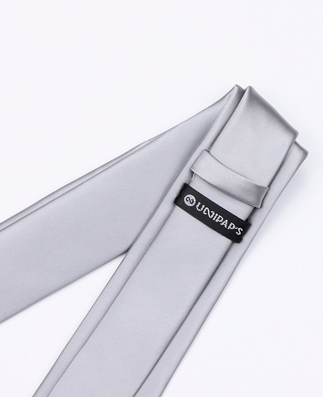 Stropdas Grijs Heren in Polyester | Jules - Unipap's