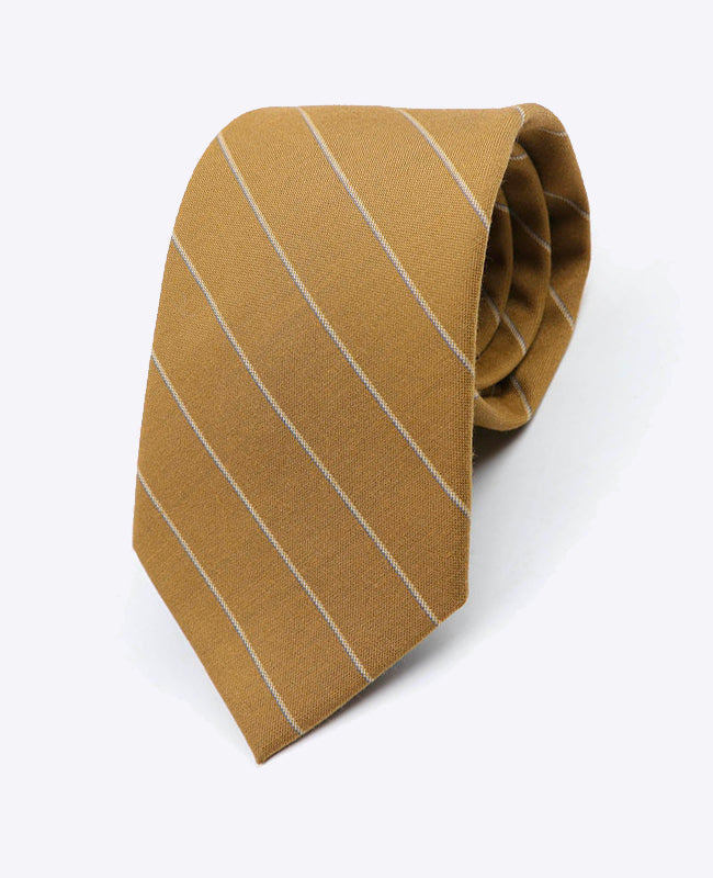 Stropdas Geel Heren in Polyester | Gaston - Unipap's