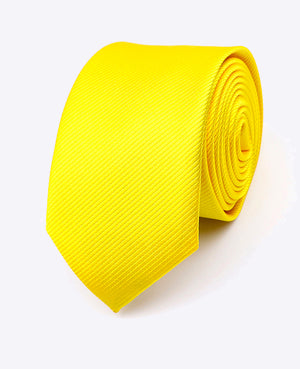 Stropdas Geel nr.1 Heren in Polyester | Lucien - Unipap's
