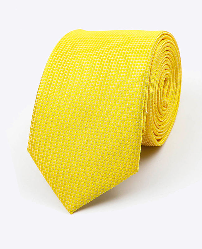 Stropdas Geel Heren in Polyester | Martin - Unipap's