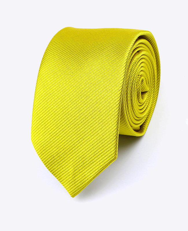 Stropdas Geel nr.2 Heren in Polyester | Lucien - Unipap's