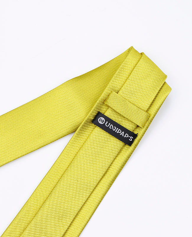 Stropdas Geel nr.2 Heren in Polyester | Lucien - Unipap's