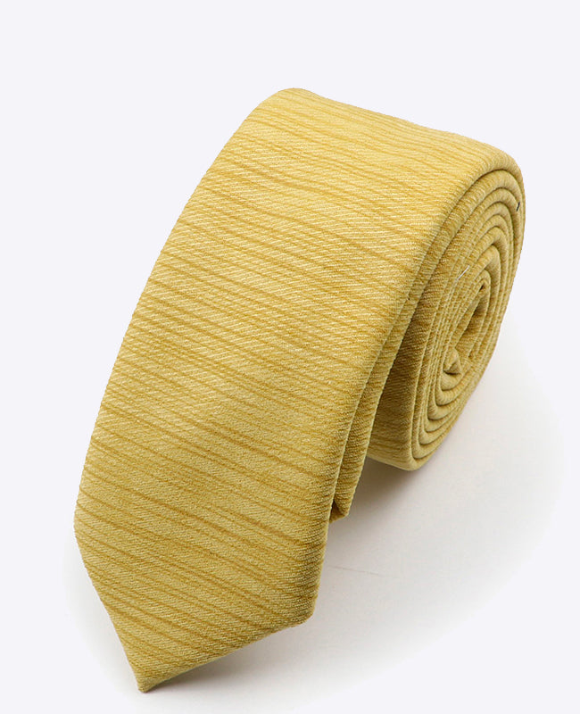 Stropdas Geel nr.1 Heren in Polyester | Augustin - Unipap's