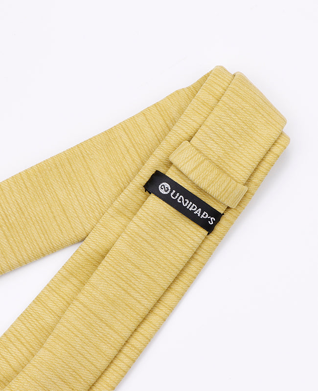 Stropdas Geel nr.1 Heren in Polyester | Augustin - Unipap's
