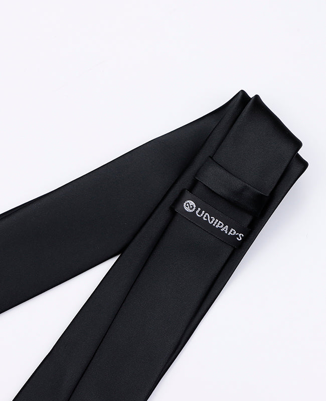 Stropdas Zwart Heren in Polyester | Jules - Unipap's