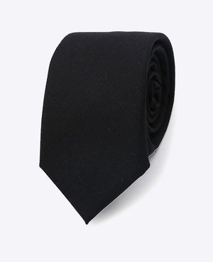 Stropdas Zwart Heren in Polyester | Octave - Unipap's