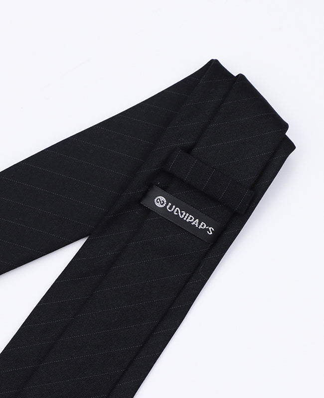 Stropdas Zwart nr.2 Heren in Polyester | Gaston - Unipap's