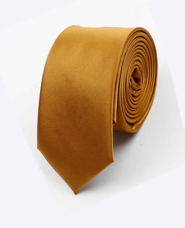 Stropdas Goud nr.1 Heren in Polyester | Jules - Unipap's