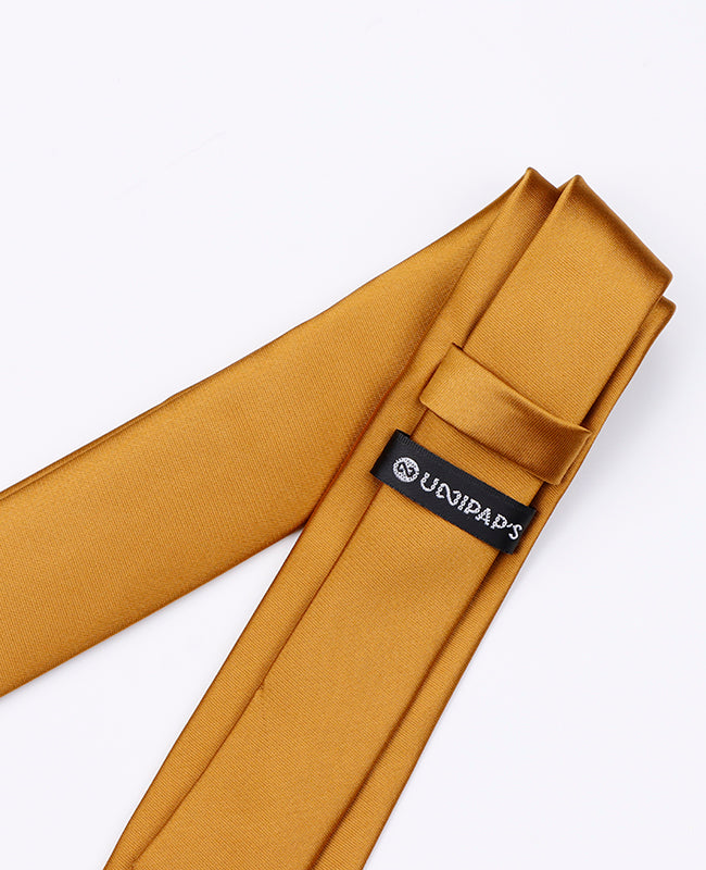 Stropdas Goud nr.1 Heren in Polyester | Jules - Unipap's